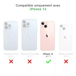 LaCoqueFrançaise - Coque iPhone 13 transparente anti-choc