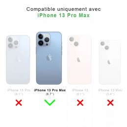 LaCoqueFrançaise - Coque iPhone 13 Pro Max transparente anti-choc