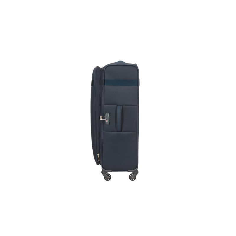 Valise Samsonite Valise Spinner Base Boost Souple Extensible Bleu