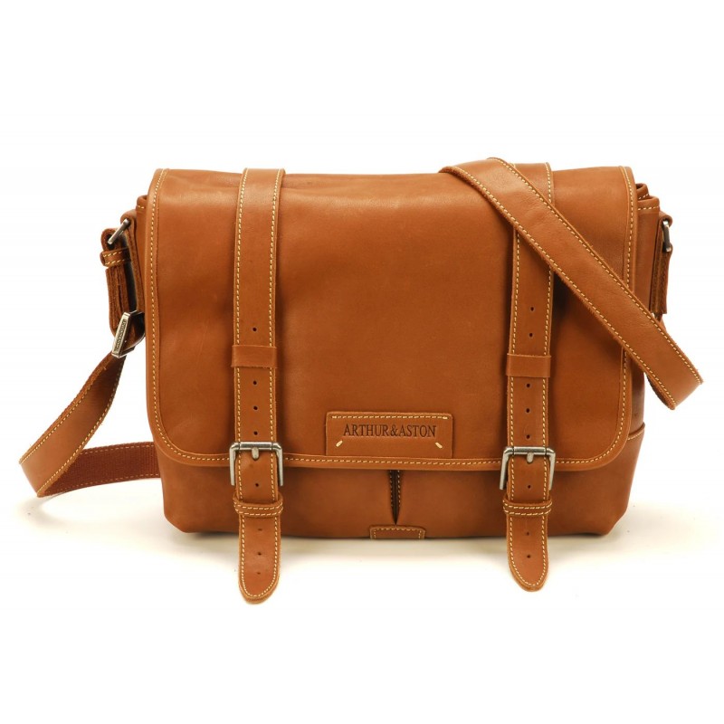 Arthur Aston Ligne Johany Sac Besace Couleurs generiques Marron Taille TU Couleurs Systeme Polaris B cognac