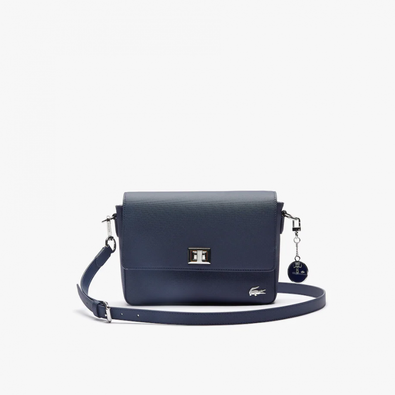 Lacoste - Sac bandoulière à fermoir Daily Classic Couleurs génériques Marine