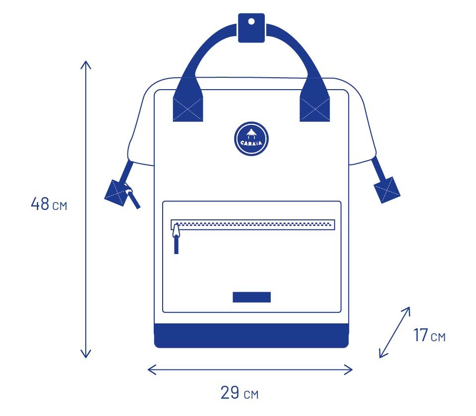 Ce sac à dos Adventurer Maxi, signé Cabaïa, est accompagné de 2 poches interchangeables.
