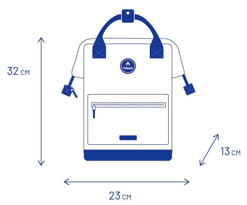 Cabaïa - Sac à Dos Adventurer Small Canton + 2 Pochettes