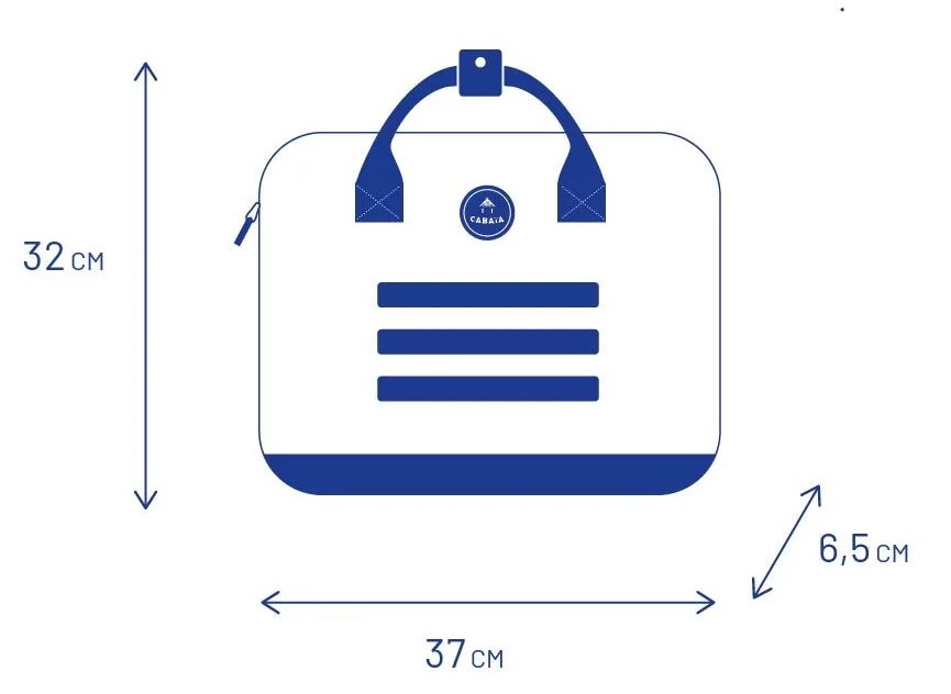 Ce sac ordinateur Messenger de Cabaïa contient 2 compartiments : une pochette ordinateur + 1 pochette filet + 1 pochette zippée + pochettes à stylo + pochette à scratch